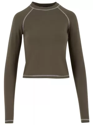 Dámske tričko URBAN CLASSICS TB7730 OLIVE