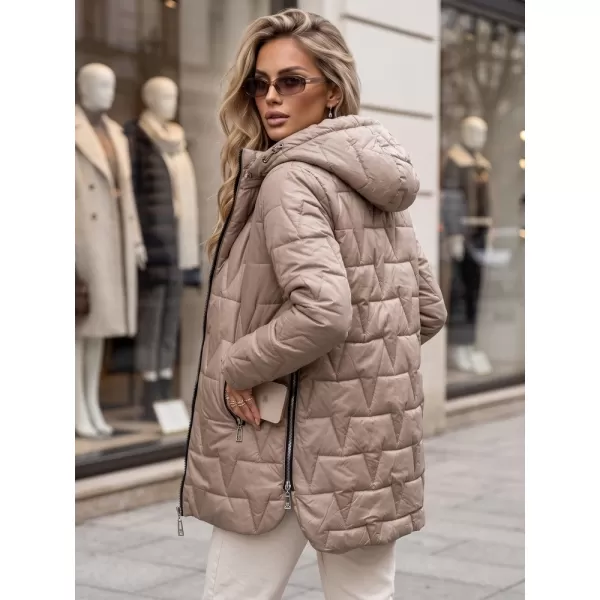  Dámska bunda DSTREET TY5793 KARAMELOVÁ 