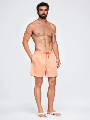 Pánske kraťasy OMBRE OM-SRSS-0216 PASTEL ORANGE