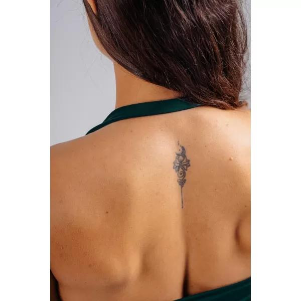  Halter top so vstavanou podprsenkou NEBBIA PRIMAL 863 DARK GREEN 