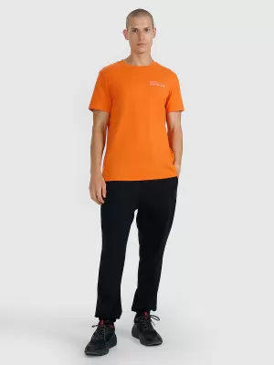 Pánske tričko 4F WAW25TTSHM2372 ORANGE