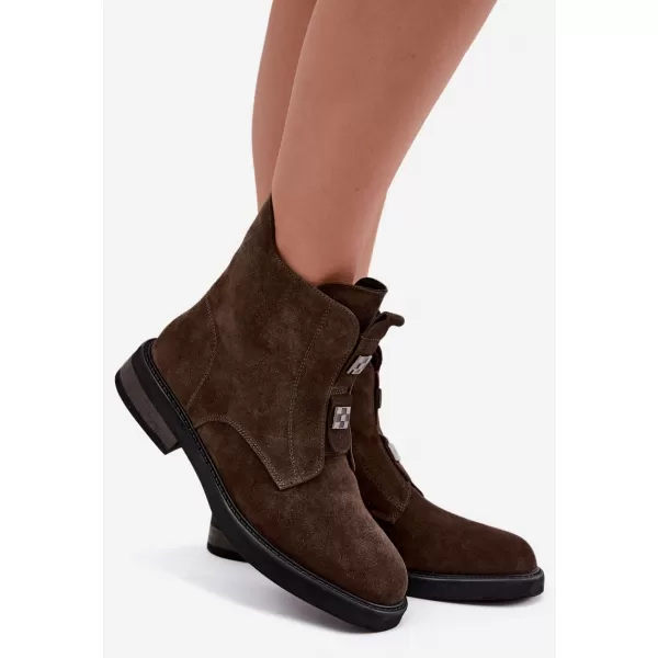  Dámske topánky D&A CR62-3334 KHAKI 