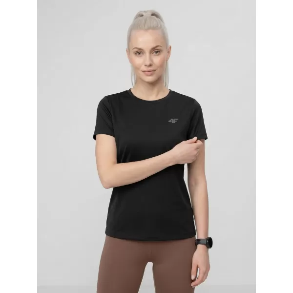  Dámske tričko 4F WMM00TTSHF3308 DEEP BLACK 