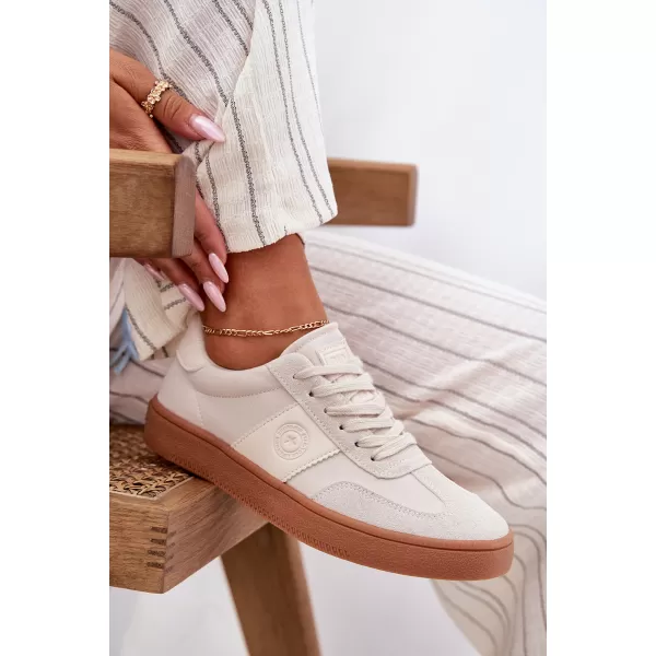  Dámske tenisky BIG STAR SHOES RR274806 BEIGE 