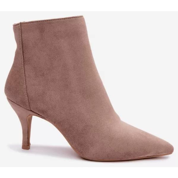  Dámske členkové topánky BOTO 2905A-1 BEIGE 