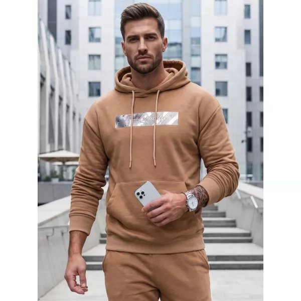  Pánska súprava DSTREET AX0696 KARAMELOVÁ 