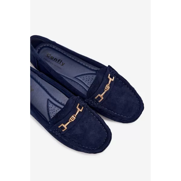  Dámske mokasíny BOTO FT247 NAVY BLUE 