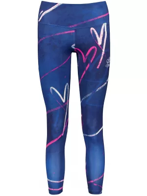 Dámske dlhé legíny premium (nové veľkosti) ALTISPORT VOJ/ALW082LEG05 TMAVO MODRÁ