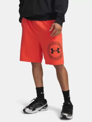 Pánske kraťasy UNDER ARMOUR RIVAL LW GRAPHIC SHORTS 6014689-690 ČERVENÁ