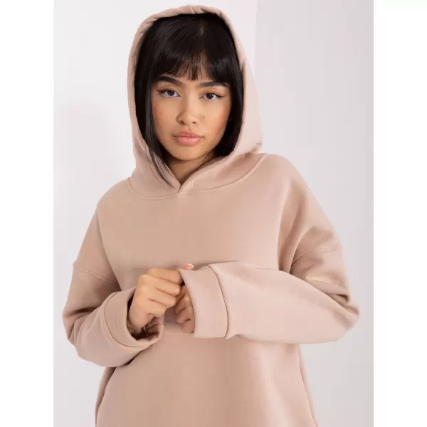  Dámska mikina BASIC FEEL GOOD RV-BL-8042.00P DARK BEIGE 