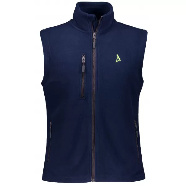  Pánska fleece vesta ALTISPORT ALM002525 NÁMORNÁ MODRÁ 