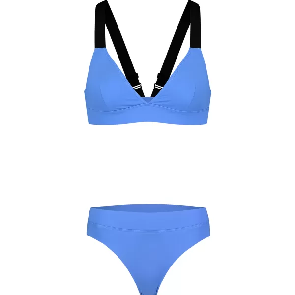  Dámske bikiny - spodný diel NORDBLANC ETHEREAL NBSSS8241 MODRÁ 