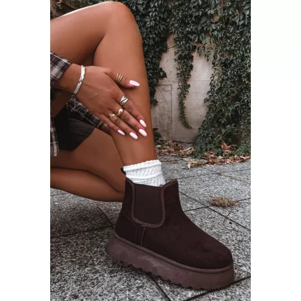  Dámske topánky BIG STAR SHOES UU274174 BROWN/BEIGE SHADOWS 