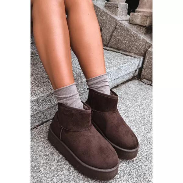  Dámske topánky BIG STAR SHOES UU274223 BROWN/BEIGE SHADOWS 