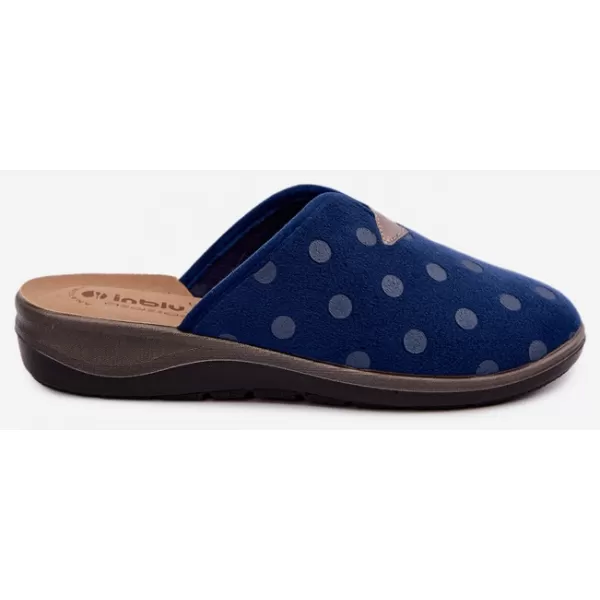  Dámske šľapky INBLU OD000014 NAVY BLUE 