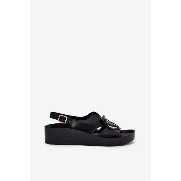  Dámske sandále S.BARSKI KV51-031 BLACK 