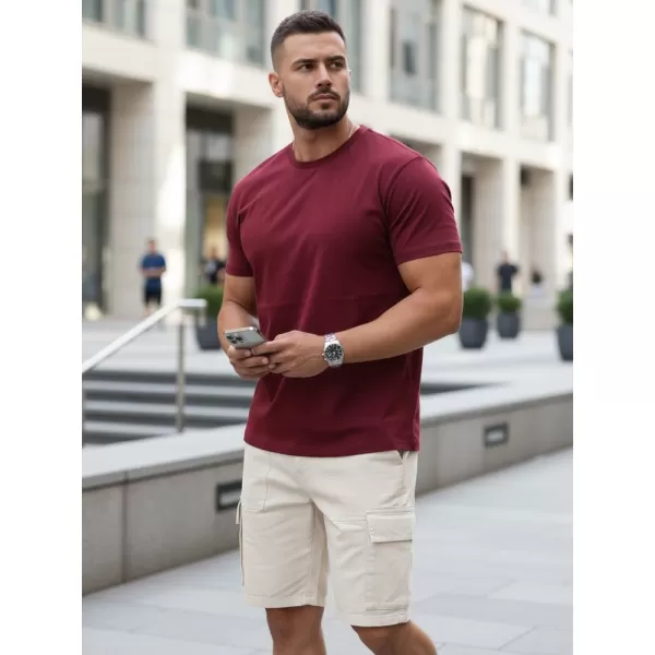  Pánske tričko DSTREET RX5677 BORDO 