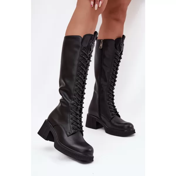  Dámske čižmy VINCEZA 66804 BLACK 
