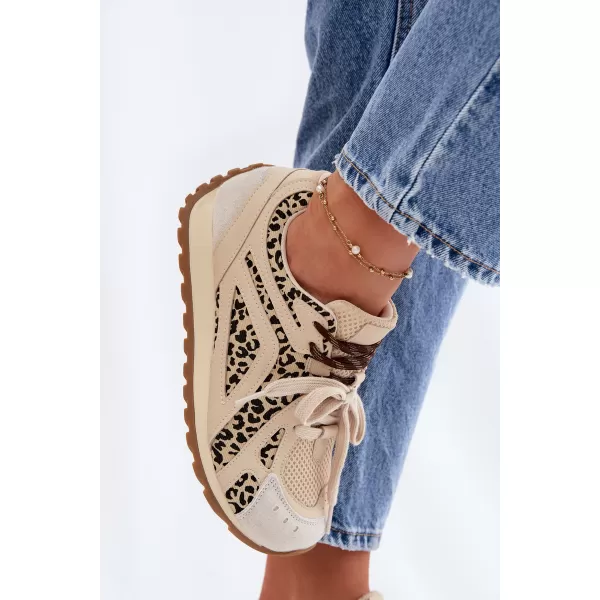  Dámske tenisky BIG STAR SHOES TT274549 BEIGE 