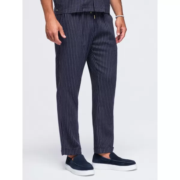  Pánske nohavice OMBRE OM-PACP-0311 NAVY BLUE 