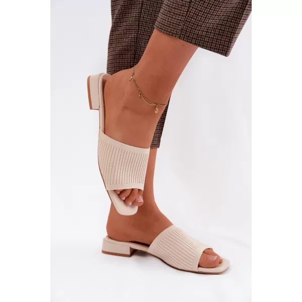  Dámske šľapky BOTO 2266 BEIGE 