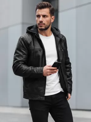 Pánska bunda DSTREET TX5145 ČIERNA