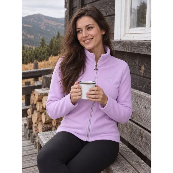  Dámska fleece mikina ALTISPORT ILKI VIOLET 