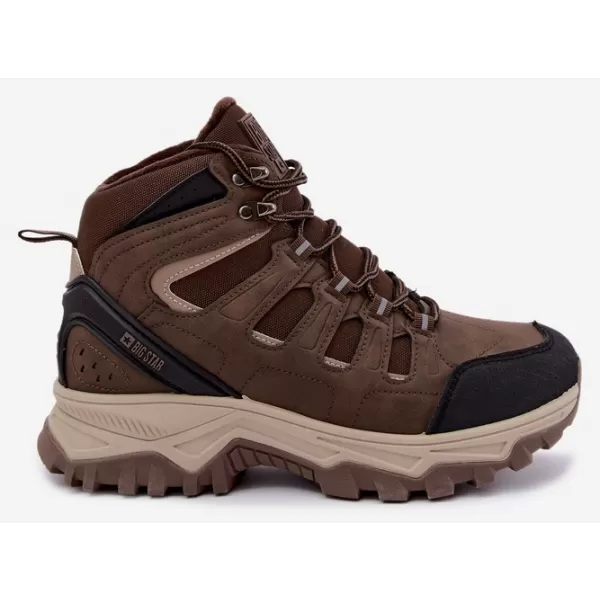  Pánske topánky BIG STAR SHOES UU174316 BROWN/BEIGE SHADOWS 