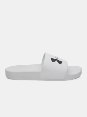 Pánske šľapky UNDER ARMOUR ARMR SLIDE 6007527-100 BIELA