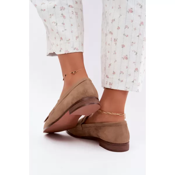  Dámske mokasíny BOTO 3742 KHAKI 