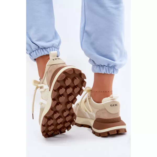  Dámske tenisky GOE TT2N4021 BEIGE 