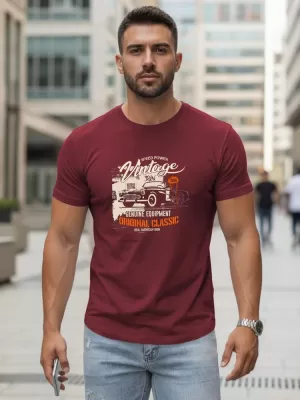 Pánske tričko DSTREET NX5082R BORDO
