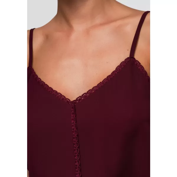  Dámske tielko OMBRE OW-TS-E0057 BURGUNDY 
