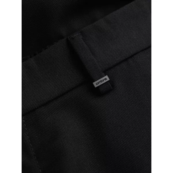  Pánske chino nohavice OMBRE P1525 BLACK 