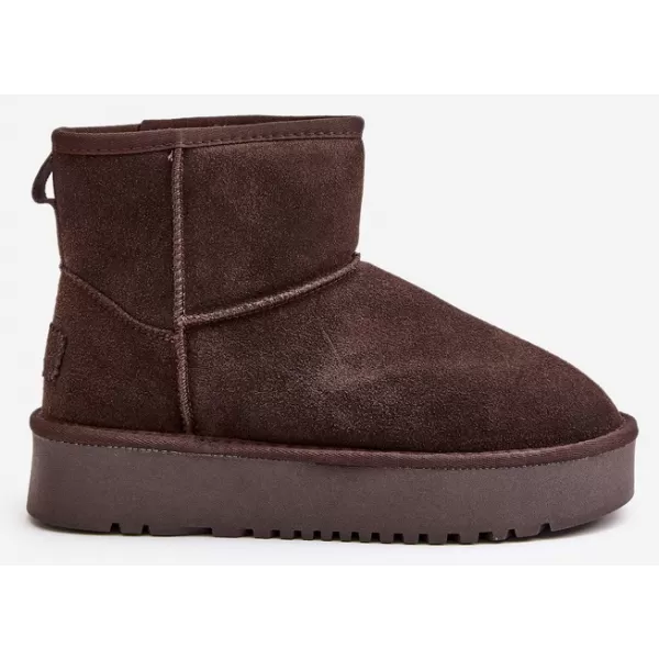  Dámske snehule BOTO NN605 BROWN 