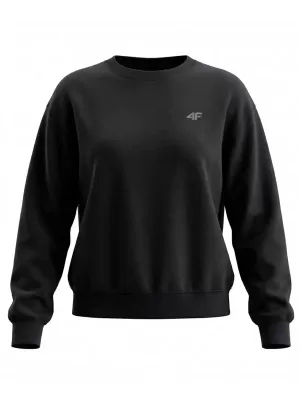 Dámska mikina 4F WMM00TSWSF2534 DEEP BLACK