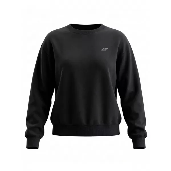  Dámska mikina 4F WMM00TSWSF2534 DEEP BLACK 