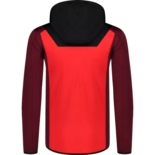  Pánska powerfleece mikina NORDBLANC SPRAWL NBSFM8333 ČERVENÁ 