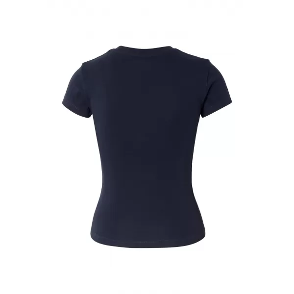  Dámske tričko URBAN CLASSICS TB8569-01641 MIDNIGHT NAVY 