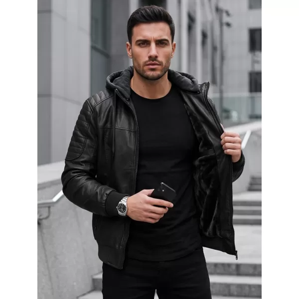  Pánska bunda DSTREET TX5141 ČIERNA 