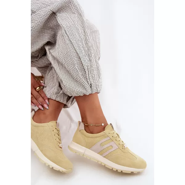  Dámske topánky BOTO GD-XW-1054 YELLOW/BEIGE 