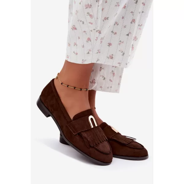  Dámske mokasíny BOTO 3742 BROWN 