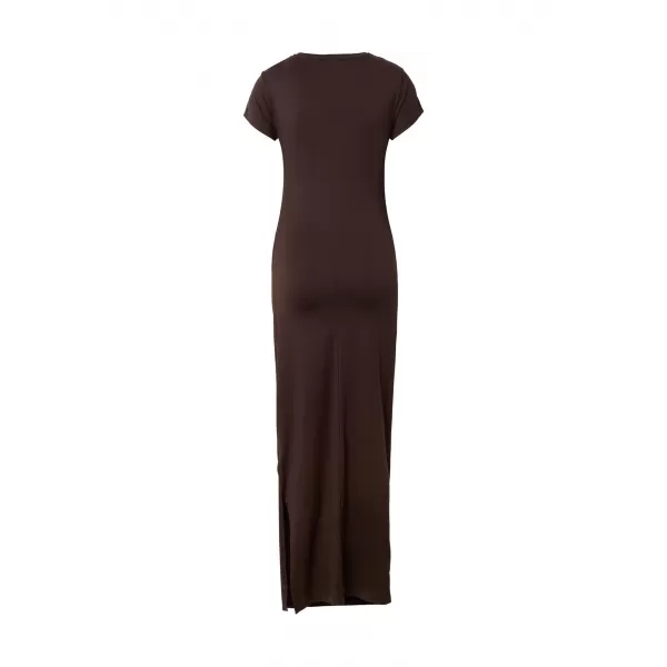  Dámske šaty URBAN CLASSICS TB8149 BROWN 