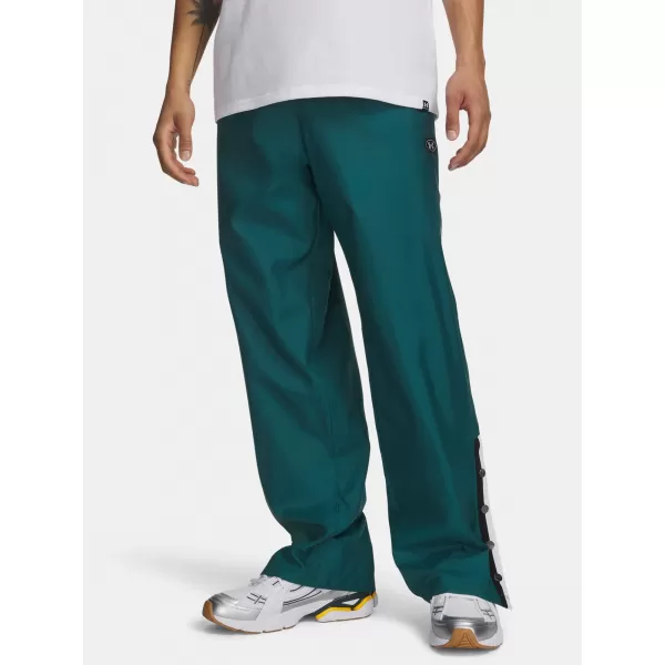  Pánske nohavice UNDER ARMOUR UA ICON SW WOVEN PANTS 6009445-338 ZELENÁ 