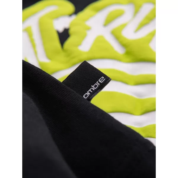  Pánske tričko OMBRE OM-TSPT-0288 BLACK 