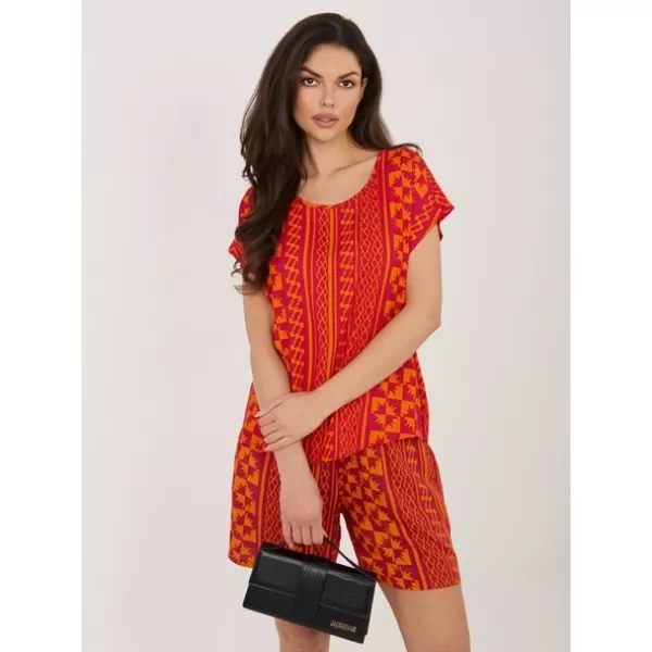  Dámske tričko SUBLEVEL D73771AG10978AA ORANGE 