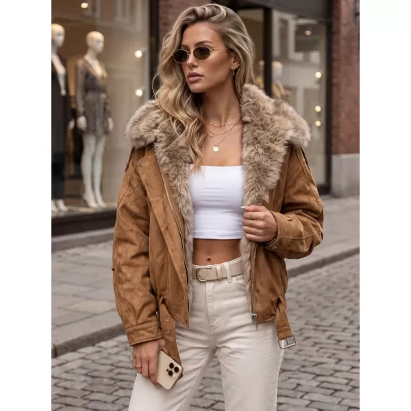  Dámska bunda DSTREET TY5702 KARAMELOVÁ 
