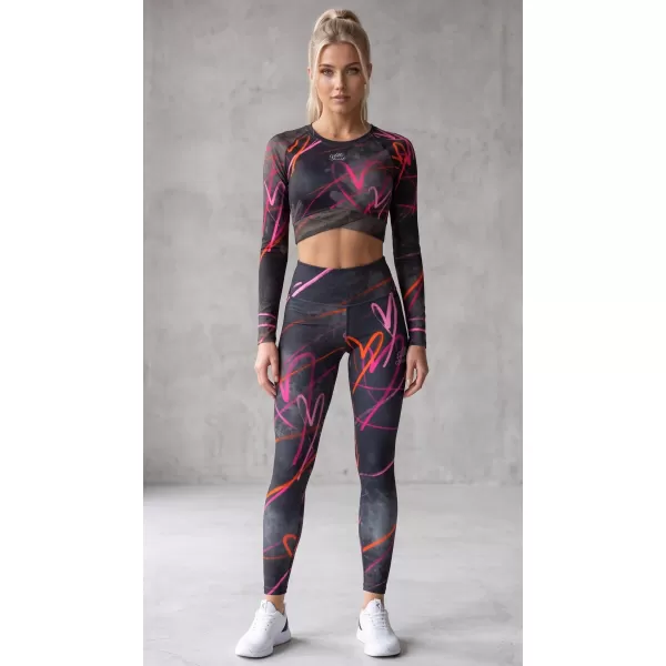  Dámske dlhé legíny premium (nové veľkosti) ALTISPORT VOJ/ALW082LEG05 ČIERNA 