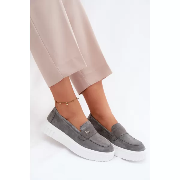  Dámske poltopánky VINCEZA 93218 GREY 