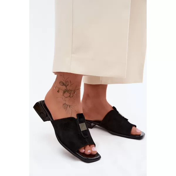  Dámske šľapky D&A JC61-1002 BLACK 